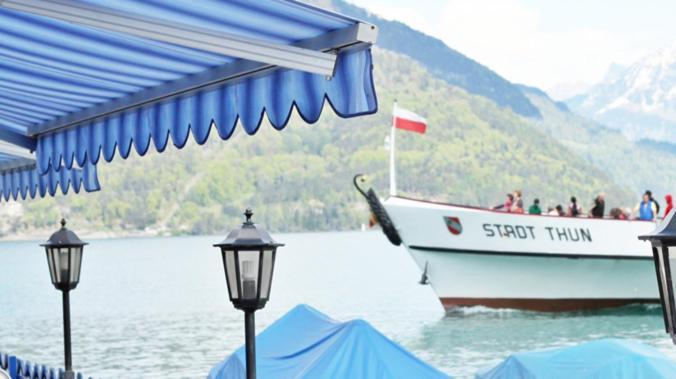 Guest House Bellerive Faulensee Exterior foto